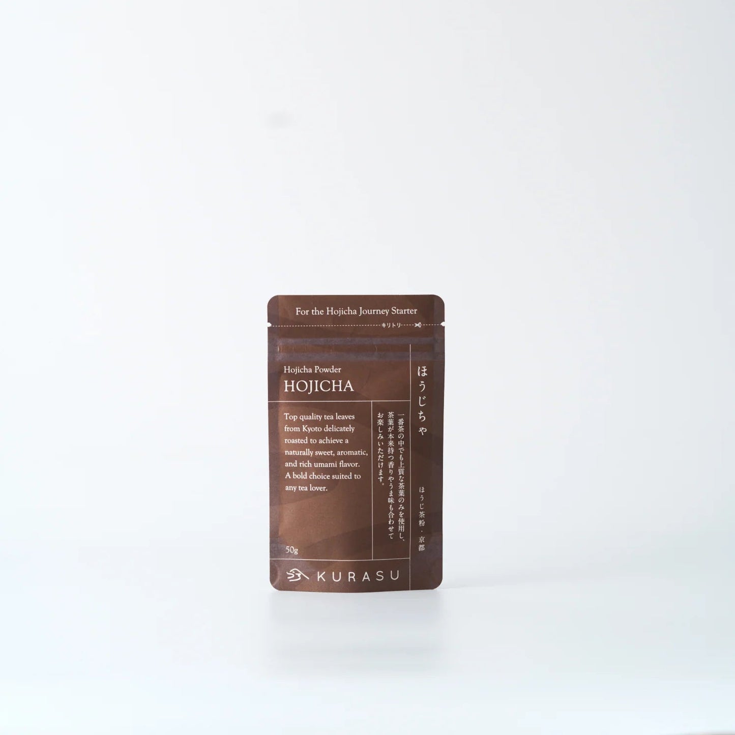 KURASU - HOJICHA Roasted Green Tea Powder (No Sugar)