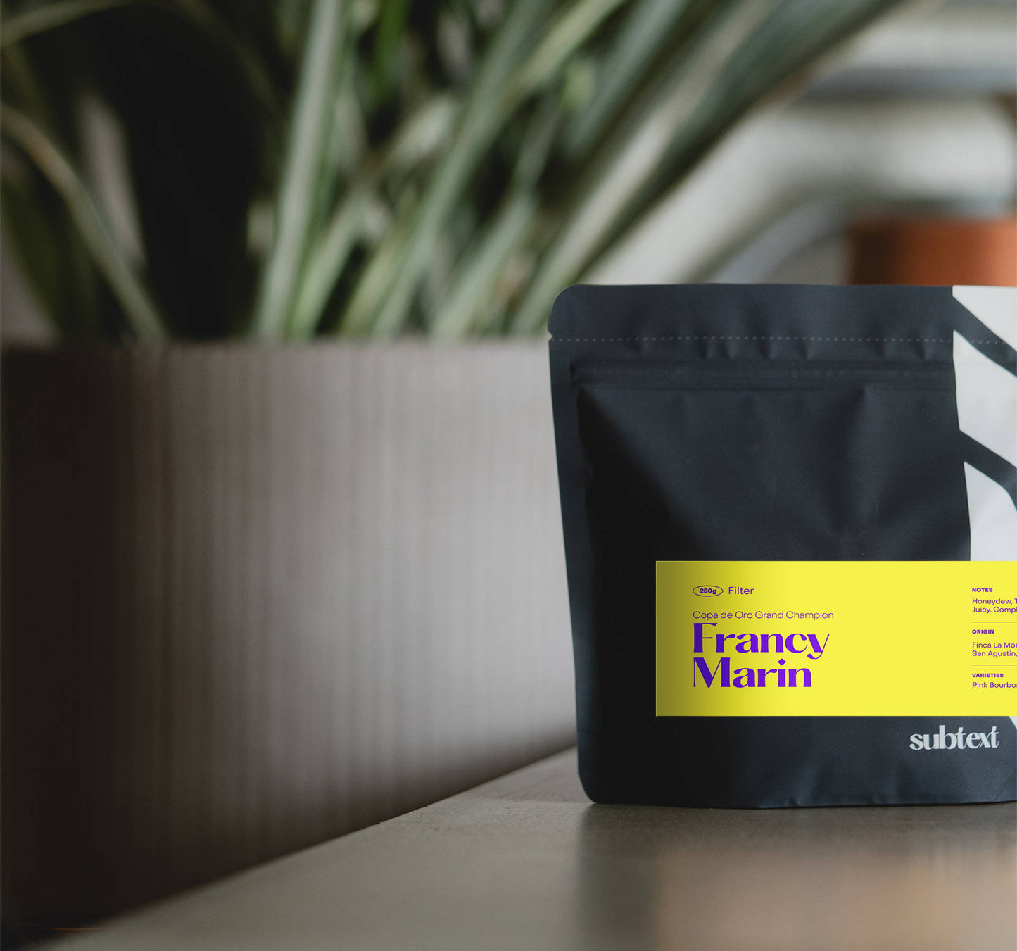 SUBTEXT - Copa de Oro Grand Champion | Colombia Francy Marin | Colombia - Washed - Pink Bourbon