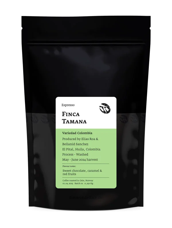 TIM WENDELBOE - Finca Tamana Espresso | Colombia - Washed - Variedad Colombia