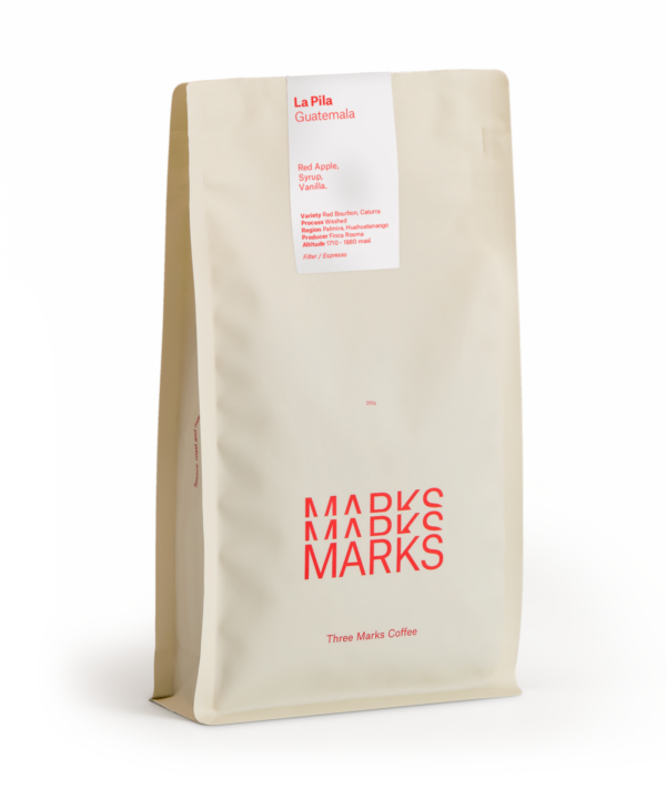 THREE MARKS - La Pila | Guatemala - Washed - Red Bourbon, Caturra