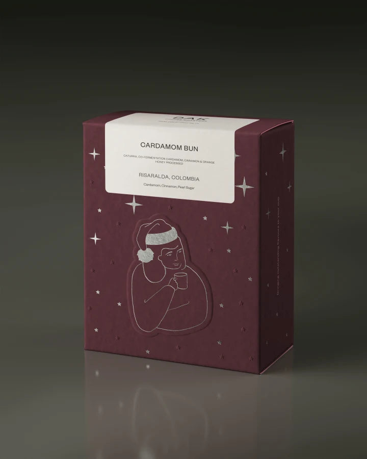 DAK - Cardamom Bun | Colombia - Co-Fermentation Cardamom, Cinnamon & Orange Honey Processed - Caturra