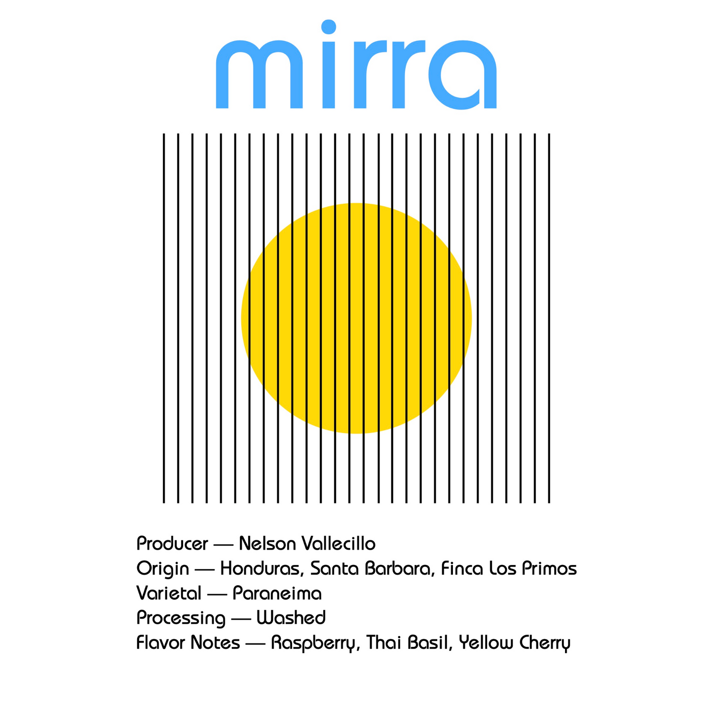 MIRRA - Nelson Vallecillo | Honduras - Washed - Paraneima