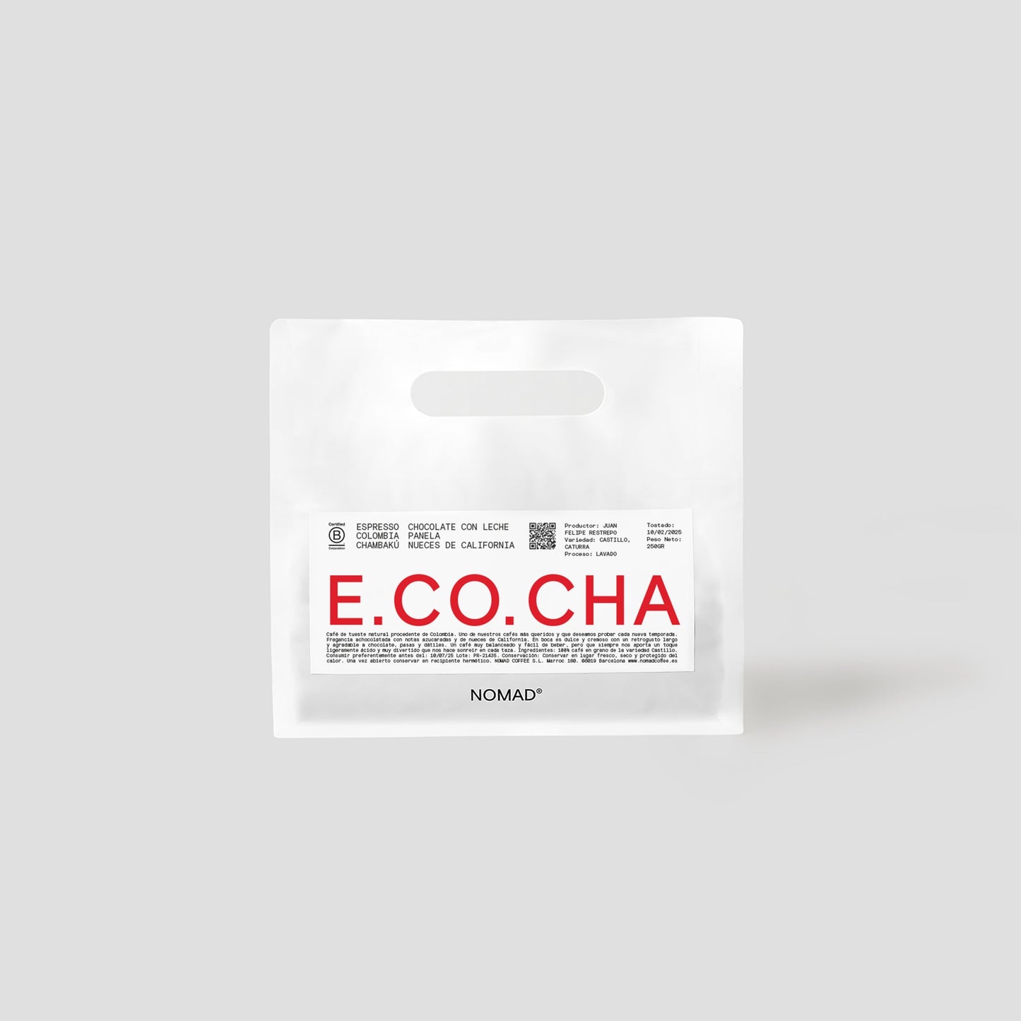 NOMAD - Chambaku Espresso | Colombia - Washed - Castillo, Caturra