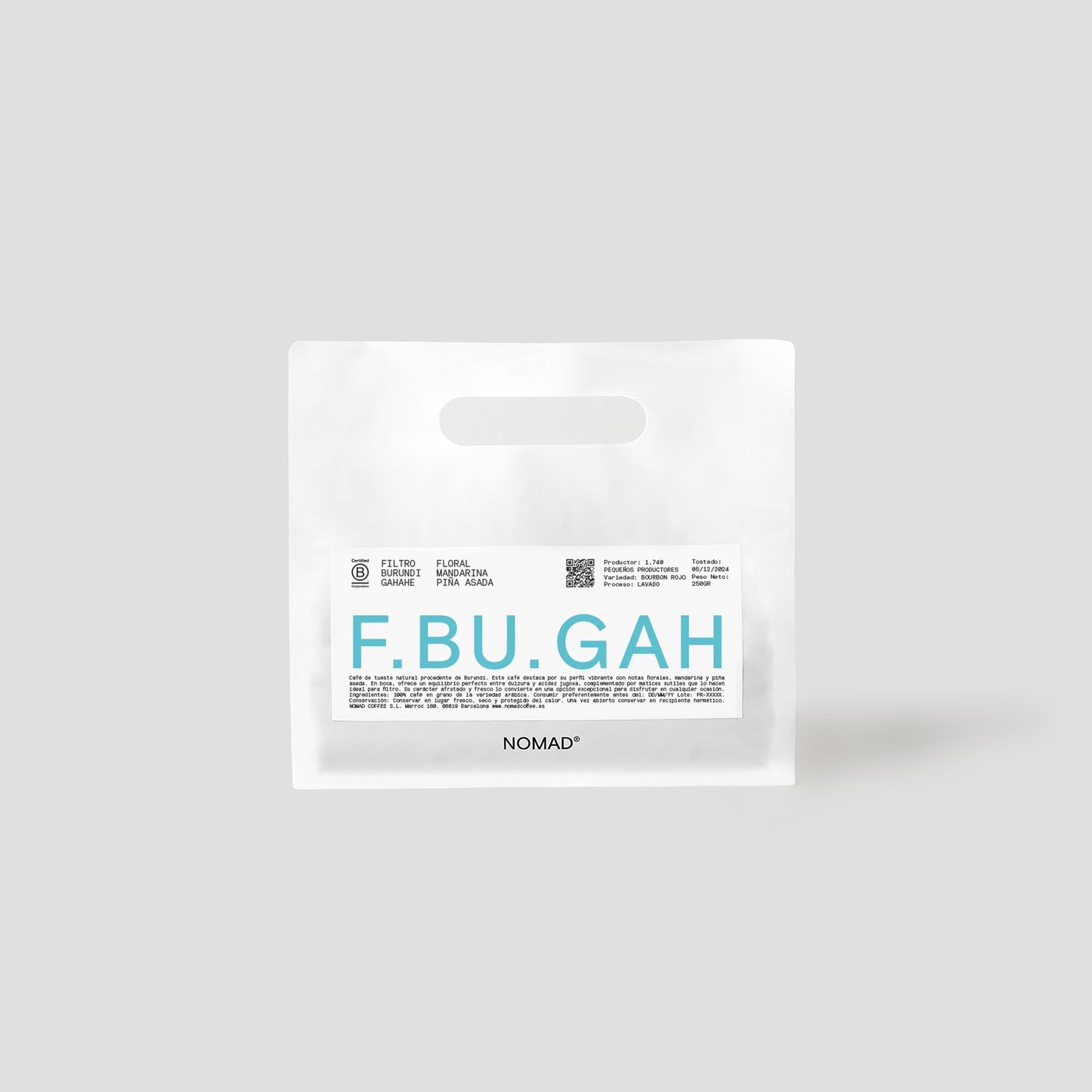NOMAD - Gahahe Filter | Burundi - Washed - Red Bourbon
