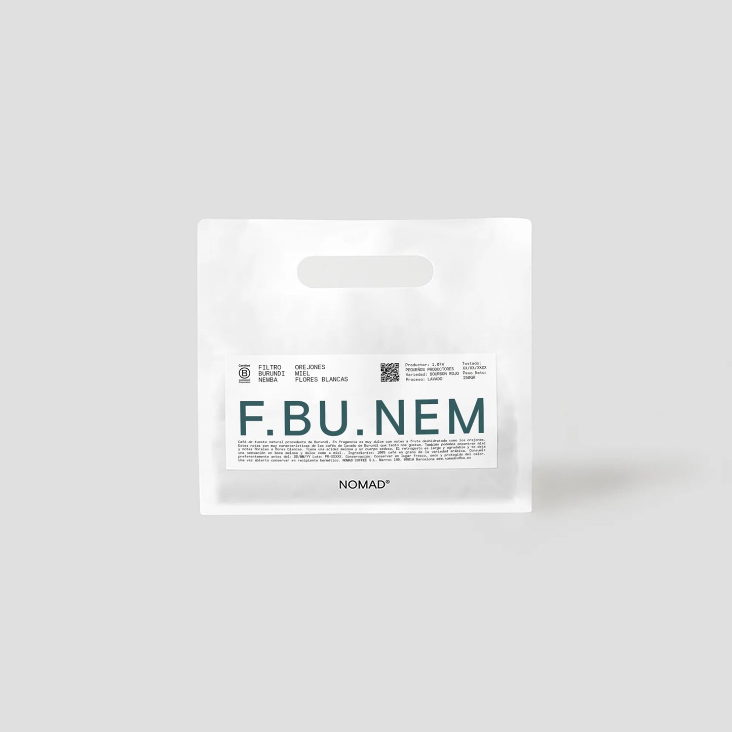NOMAD - Nemba Filter | Burundi - Washed - Red Bourbon