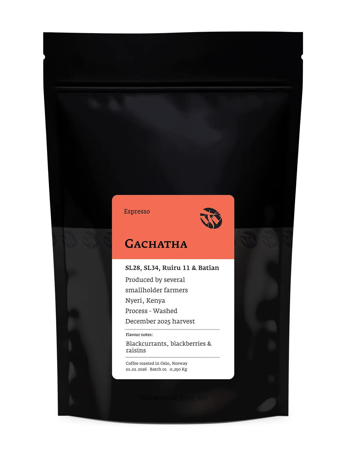 TIM WENDELBOE - Gachatha {Espresso} | Kenya - Washed - SL28, SL34, Ruiru 11 & Batian