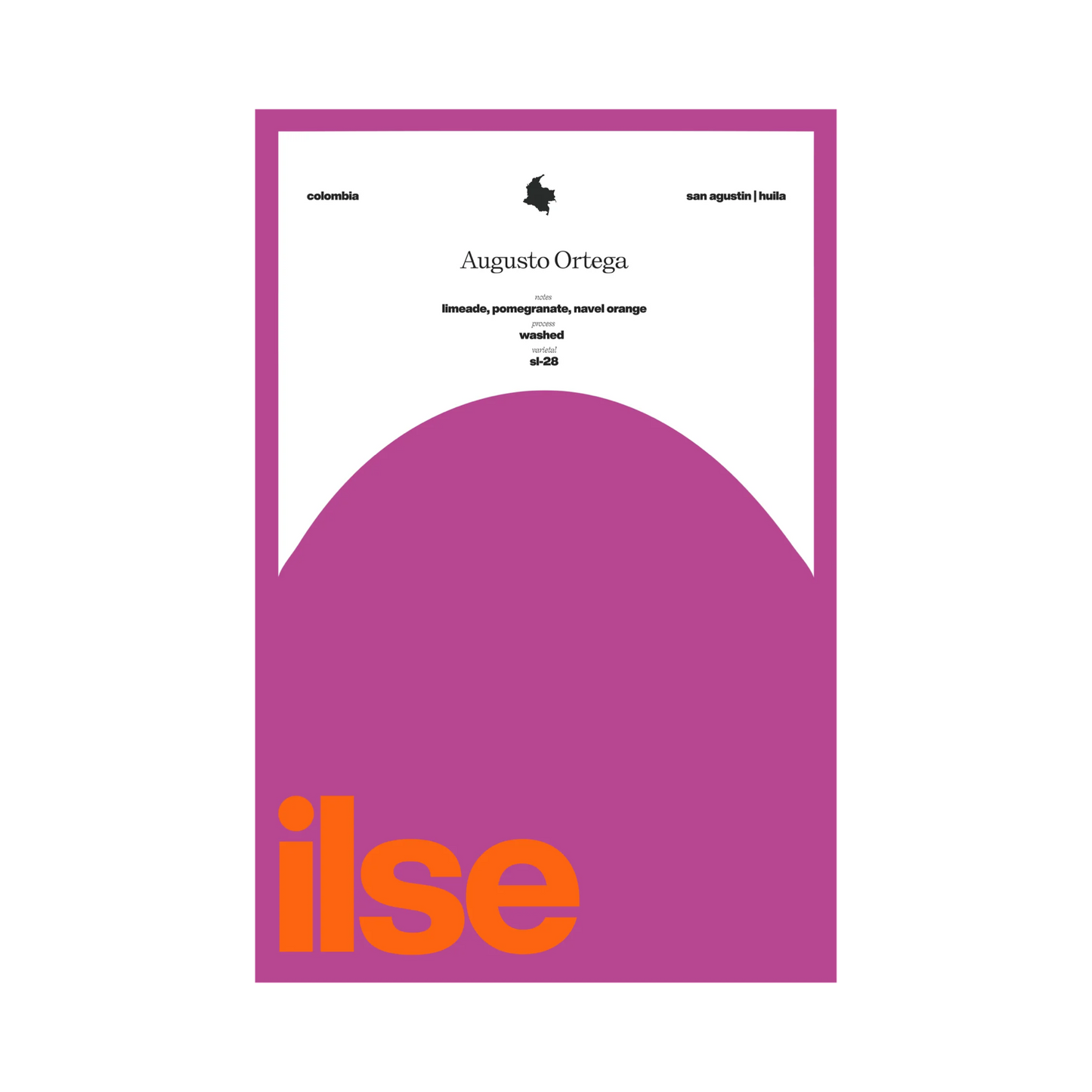 ILSE COFFEE - Augusto Ortega | Colombia - Washed - SL28