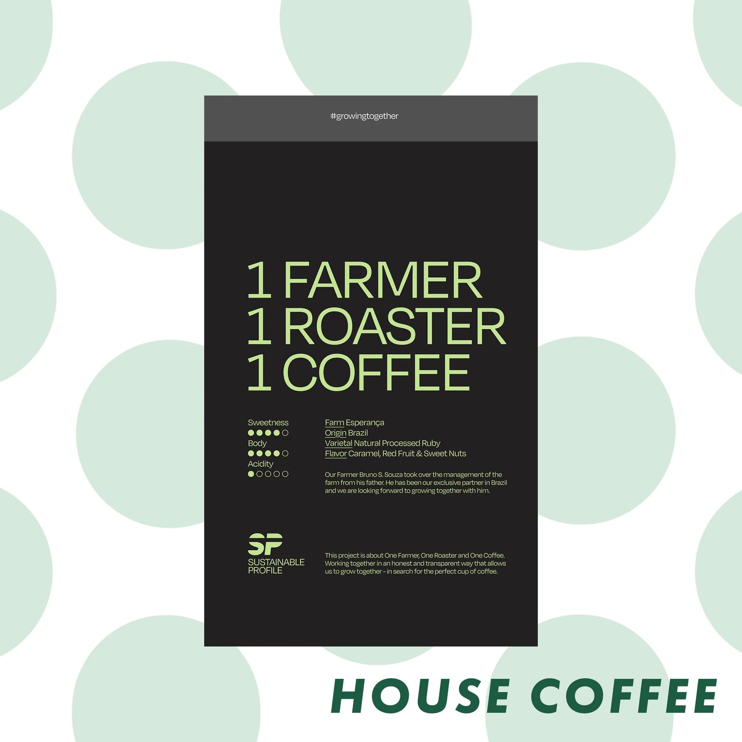 APRIL - Sustainable Profile Coffee - Brazil - Natural - Ruby