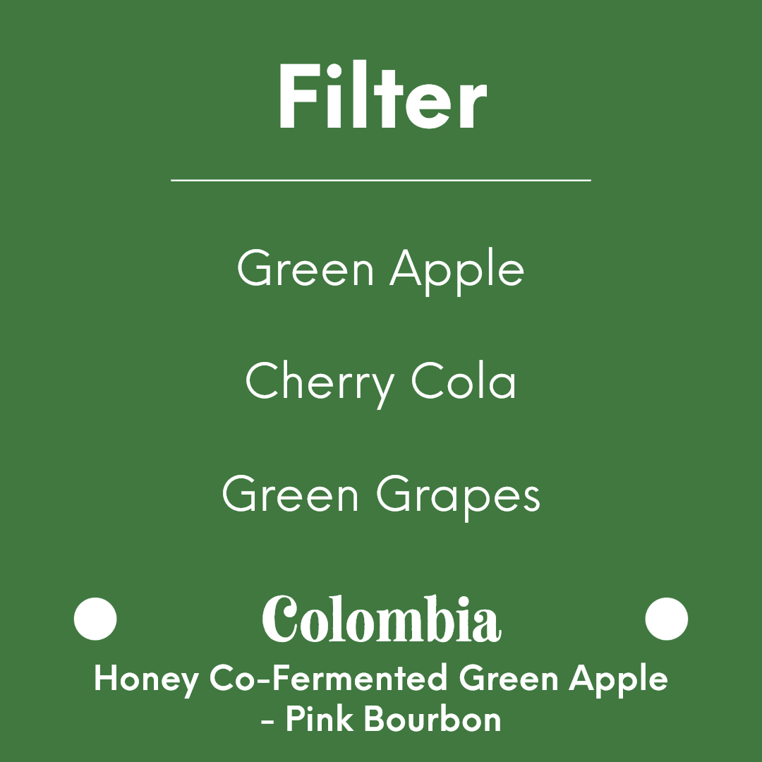 DAK - Big Apple | Colombia - Honey Co-Fermented With Green Apple - Pink Bourbon