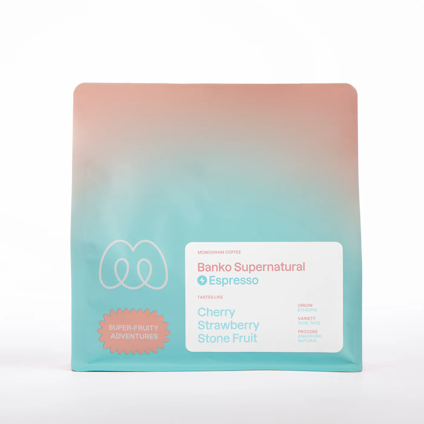 MONOGRAM - Banko Chelchele Supernatural Espresso | Ethiopia - Anaerobic Natural - 74110, 74112