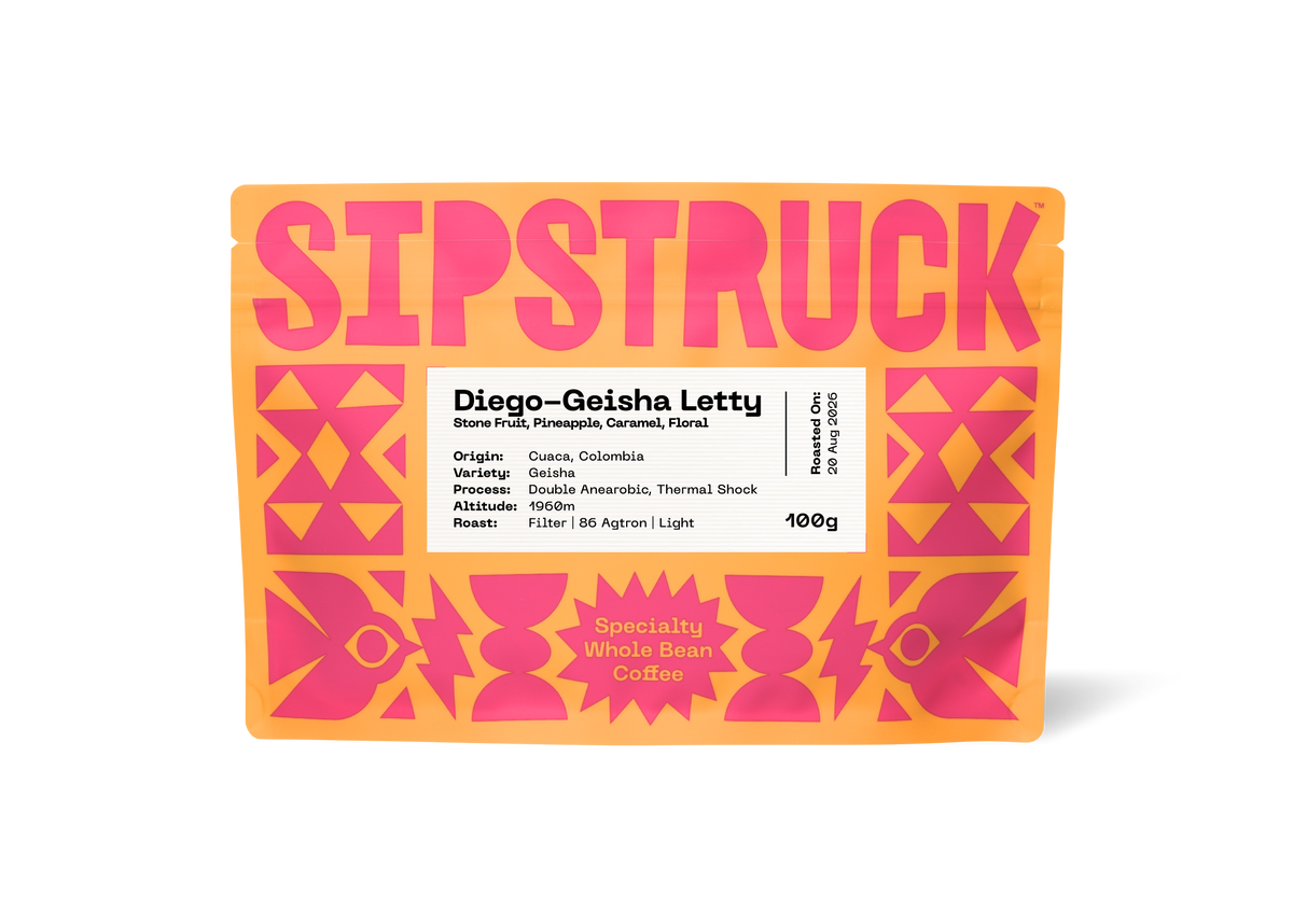 SIPSTRUCK - Diego Bermúdez Geisha Letty {Filter} | Colombia - Double Anaerobic, Thermal Shock - Geisha