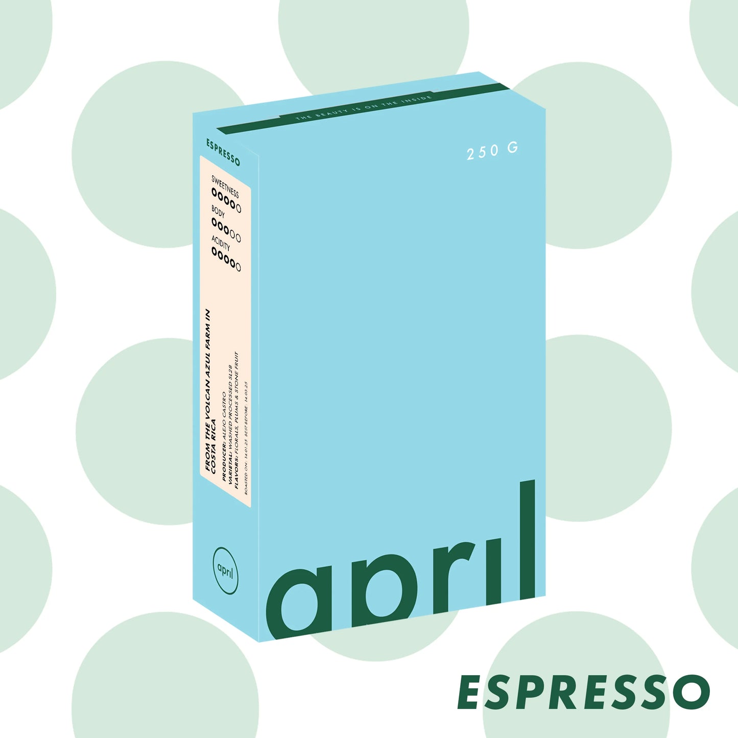 APRIL - Volcan Azul Espresso - Costa Rica - Washed - SL28