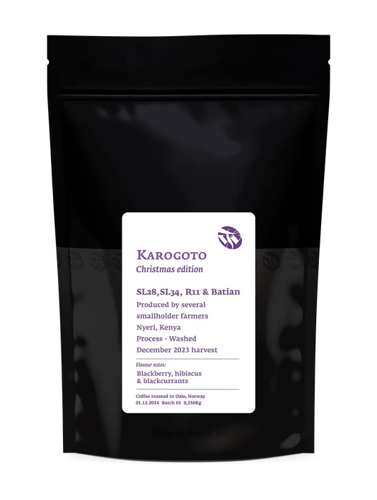 TIM WENDELBOE - Karogoto – Christmas Edition - Kenya - Washed - SL28, SL34, Ruiru 11 & Batian