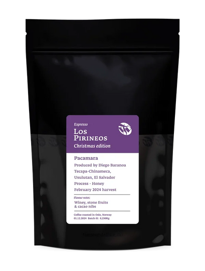 TIM WENDELBOE - Los Pirineos Pacamara Espresso – Christmas Edition - El Salvador - Honey - Pacamara