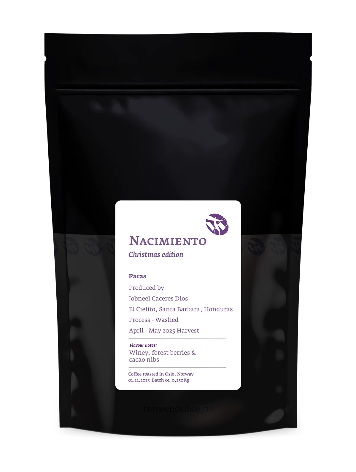 TIM WENDELBOE - Nacimiento Pacas - Christmas Edition | Honduras - Washed - Pacas