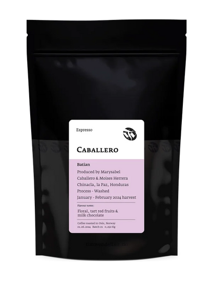 TIM WENDELBOE - Caballero Batian Espresso - Honduras - Washed - Batian