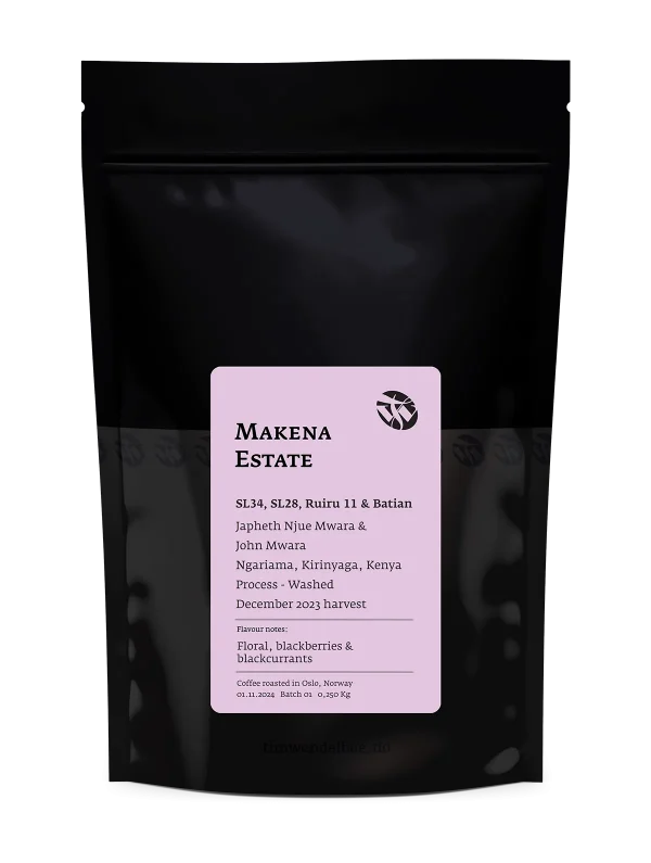 TIM WENDELBOE - Makena Estate - Kenya - Washed - SL28, SL34, Ruiru 11 & Batian