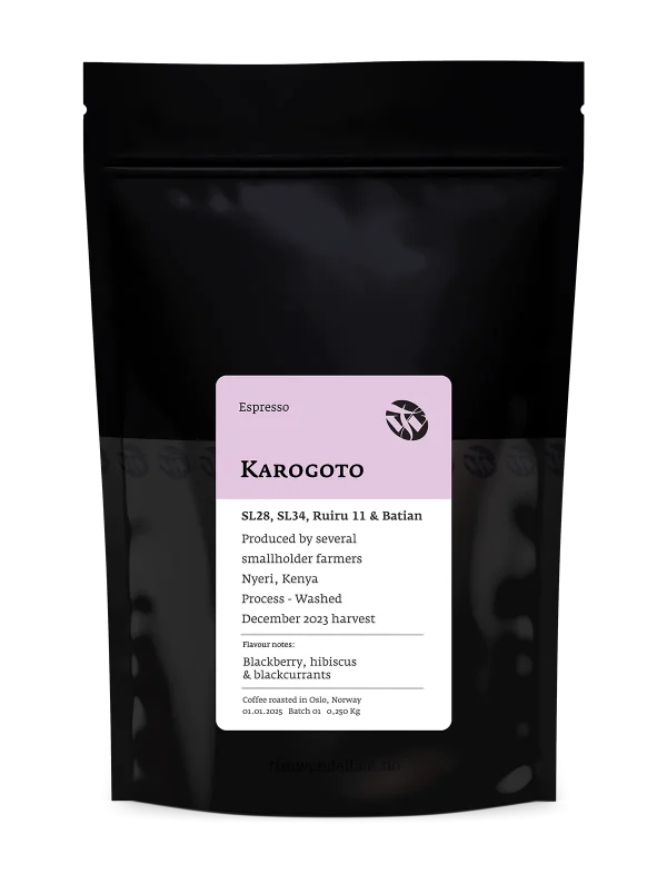 TIM WENDELBOE - Karogoto Espresso | Kenya - Washed - SL28, SL34, Ruiru 11, Batian