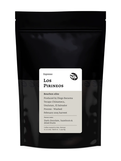 TIM WENDELBOE - Los Pirineos Bourbon Espresso | El Salvador - Washed - Bourbon Elite