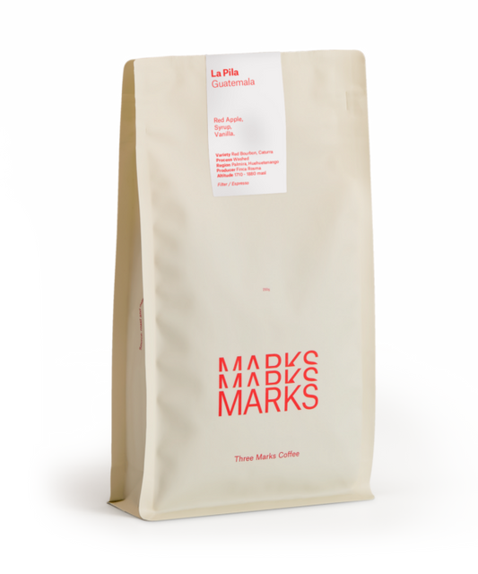 THREE MARKS - La Pila | Guatemala - Washed - Red Bourbon, Caturra