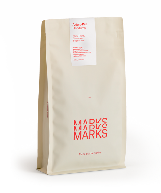 THREE MARKS - Arturo Paz | Honduras - Washed - Pacas