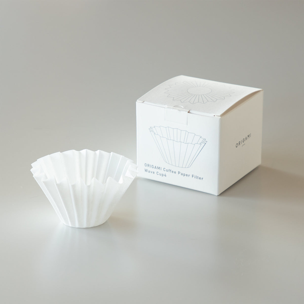 ORIGAMI - Paper Filters [Wave] Cup 4 (50 Pack)