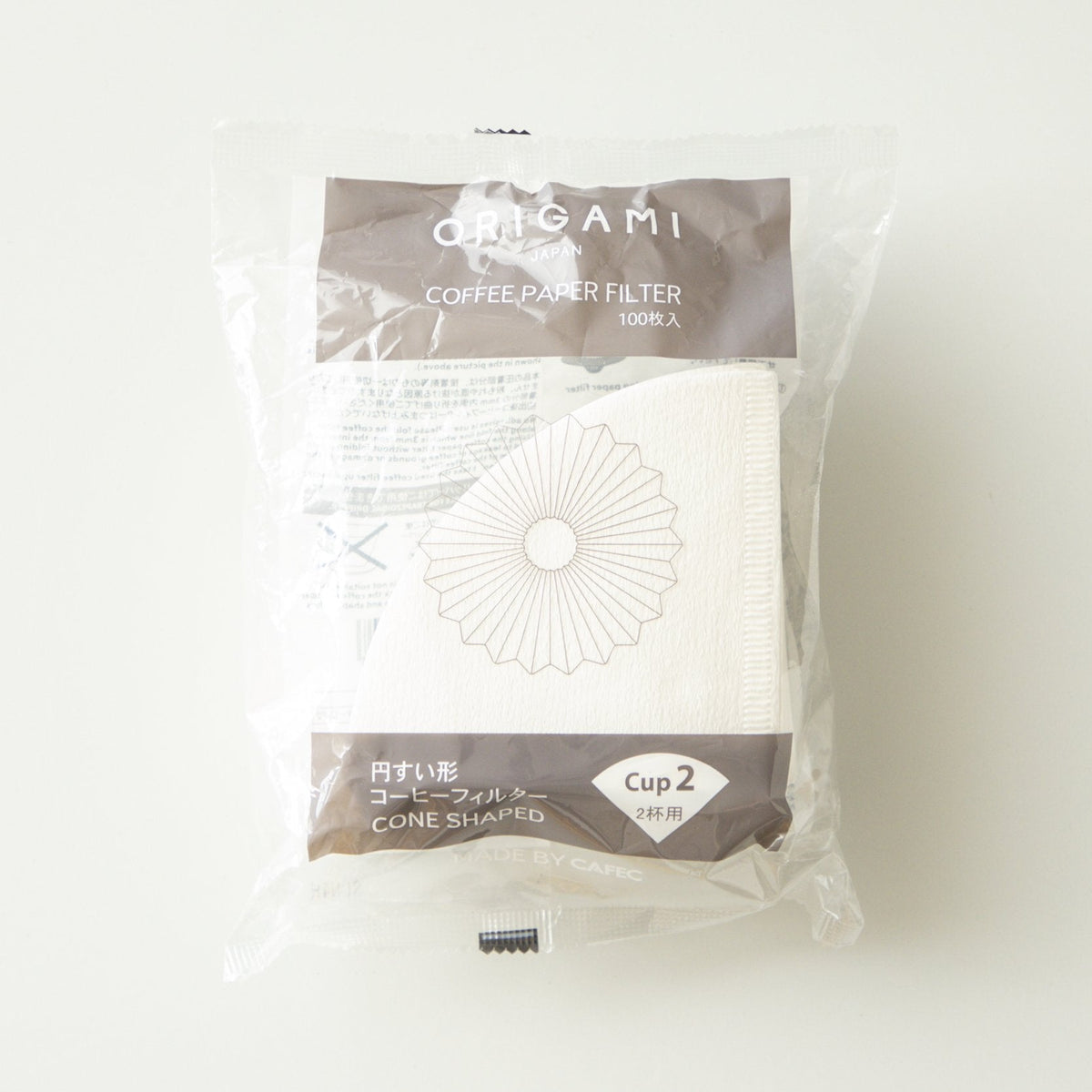 ORIGAMI - Paper Filters [Cone] Cup 2 (100 Pack)