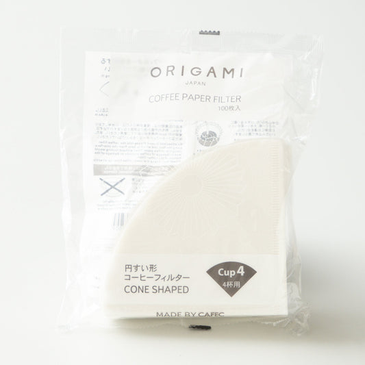 ORIGAMI - Paper Filters Cup 4 (100 Pack)