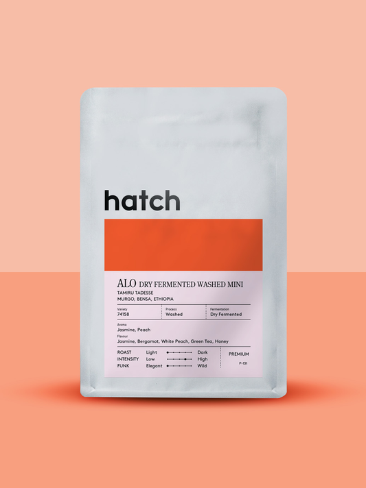 HATCH - Alo Coffee Dry Fermented Washed Mini | Ethiopia - Mosto Anaerobic Natural - 74158