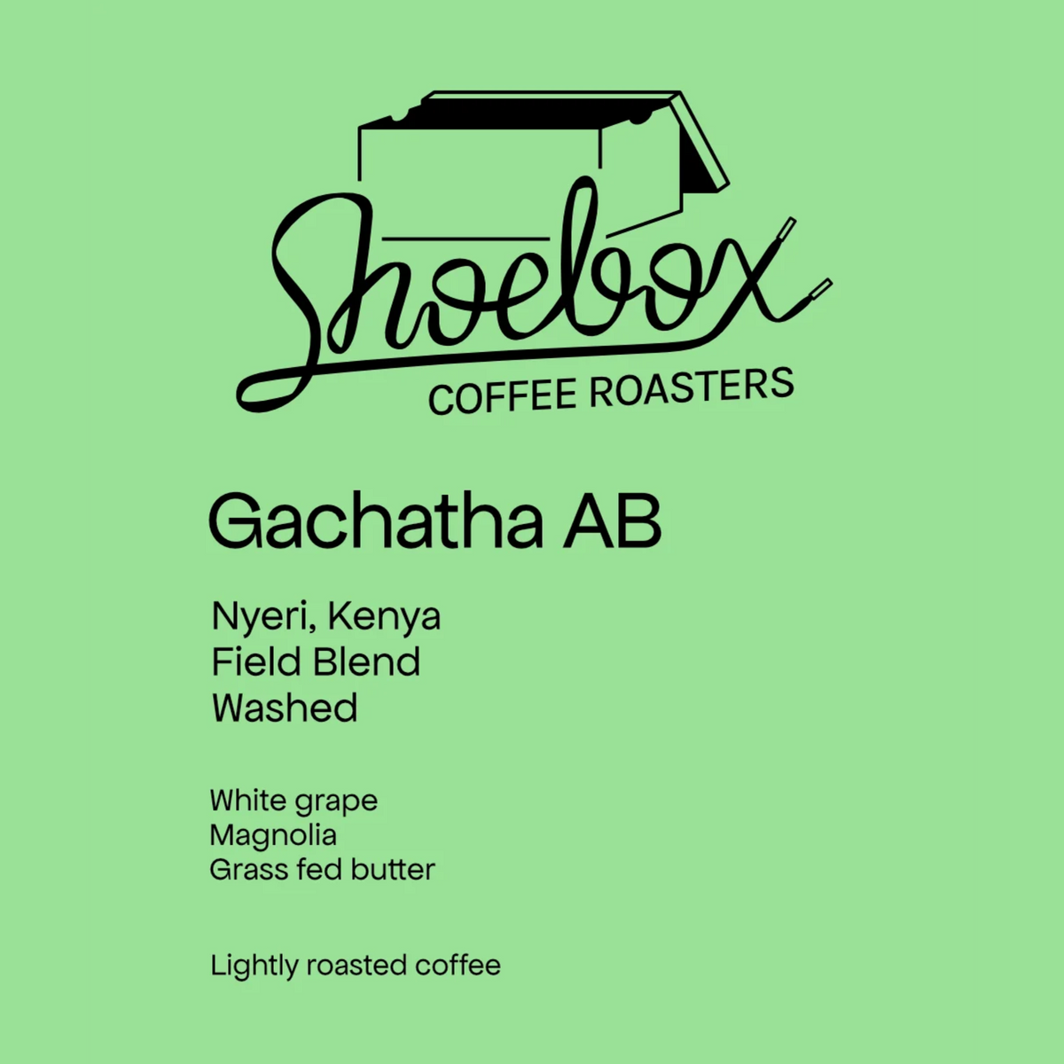 SHOEBOX - Gachatha AB | Kenya - Washed - Field Blend