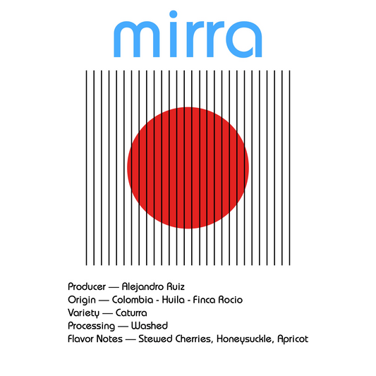 MIRRA - Alejandro Ruiz | Colombia - Washed - Caturra