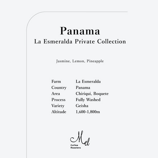 MEL - La Esmeralda Private Collection {Filter} | Panama - Washed - Geisha