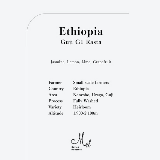 MEL - Guji G1 Rasta {Filter} | Ethiopia - Washed - Heirloom