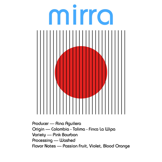 MIRRA - Rina Aguilera | Colombia - Washed - Pink Bourbon