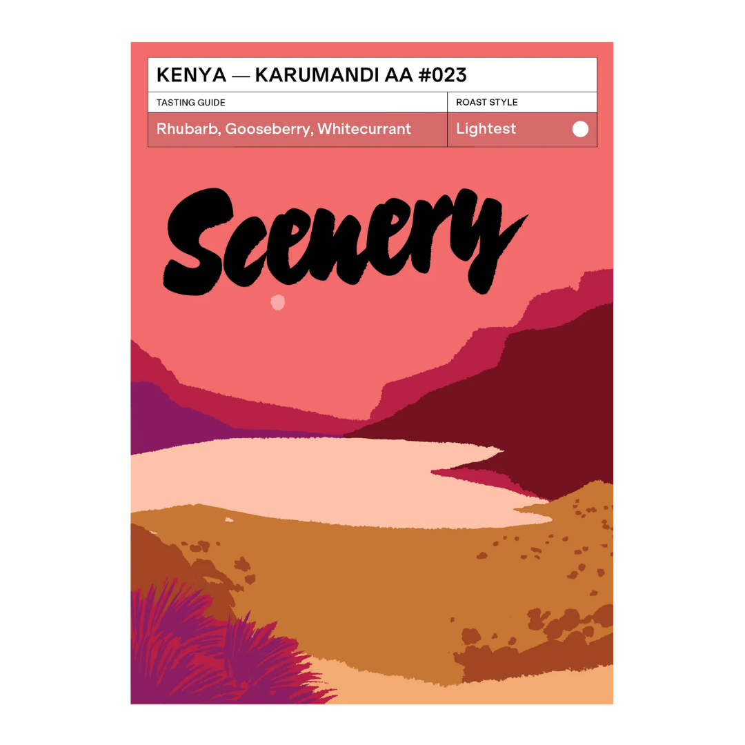 SCENERY - Karumandi AA #023 | Kenya - Washed - SL28, SL34, Ruiru11, Batian