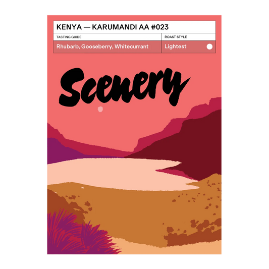 SCENERY - Karumandi AA #023 | Kenya - Washed - SL28, SL34, Ruiru11, Batian