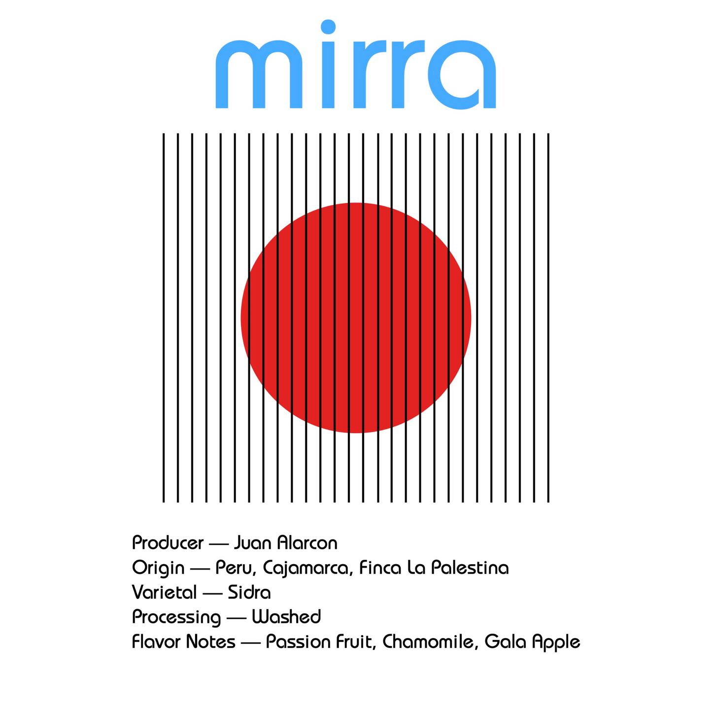 MIRRA - Juan Alarcon | Peru - Washed - Sidra