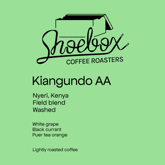 SHOEBOX - Kiangundo AA | Kenya - Washed - Field Blend