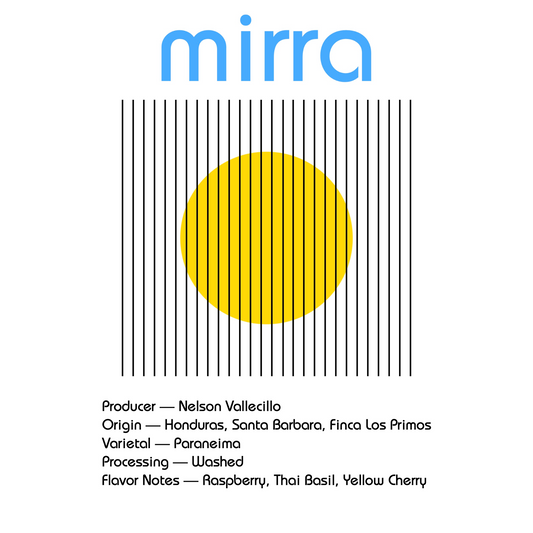 MIRRA - Nelson Vallecillo | Honduras - Washed - Paraneima