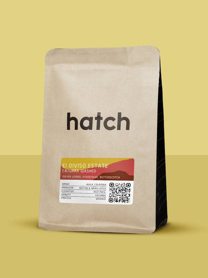 HATCH - El Diviso Estate - Colombia - Double Anaerobic Mossto Washed - Caturra