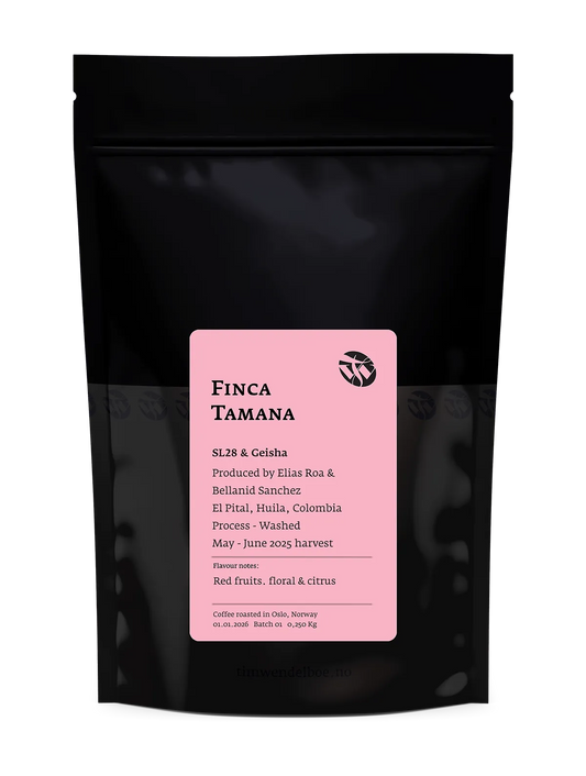 TIM WENDELBOE - Finca Tamana SL28 & Geisha | Colombia - Washed - SL28, Geisha