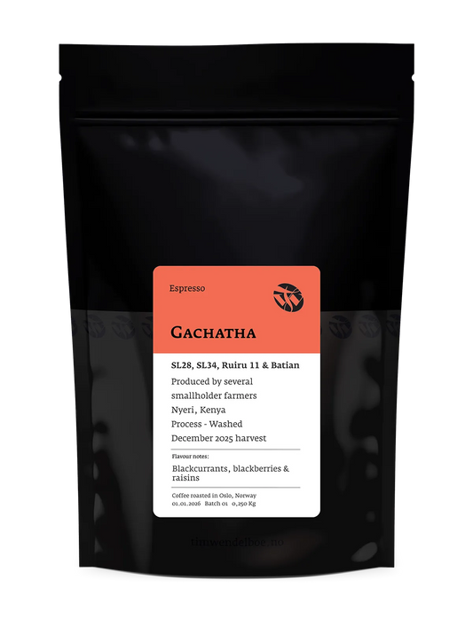 TIM WENDELBOE - Gachatha {Espresso} | Kenya - Washed - SL28, SL34, Ruiru 11 & Batian