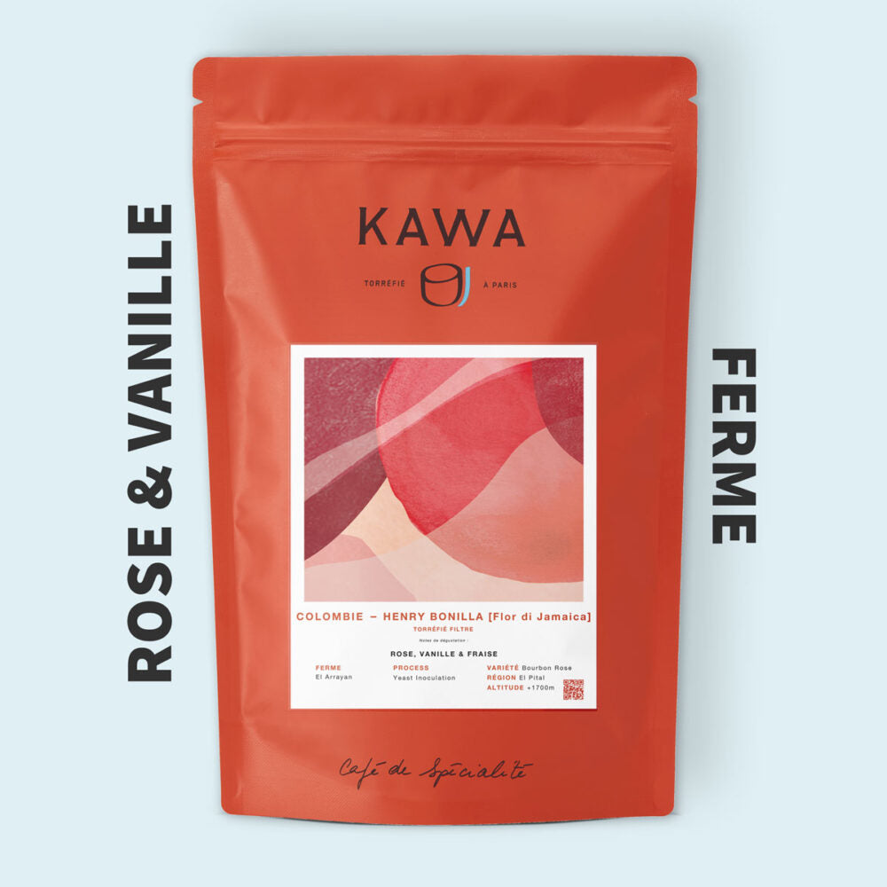 KAWA - Henry Bonilla [Flor di Jamaica] - Colombia - Washed - Co Fermented with Flor Di Jamaica - Bourbon Rose