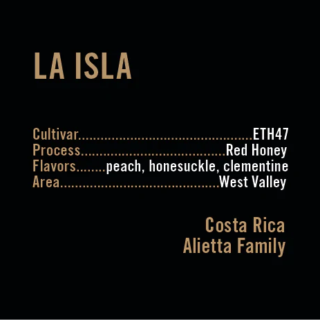 APOLLON'S GOLD - La Isla | Costa Rica - Red Honey - ETH47