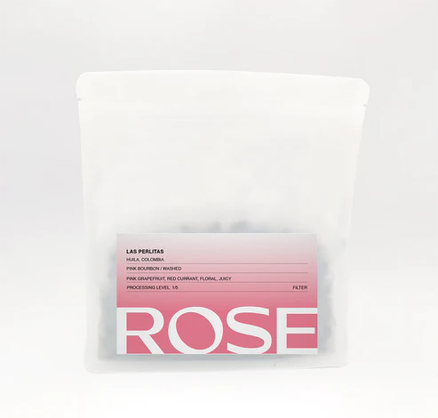 ROSE - Las Perlitas Pink Bourbon Washed | Colombia - Washed - Pink Bourbon