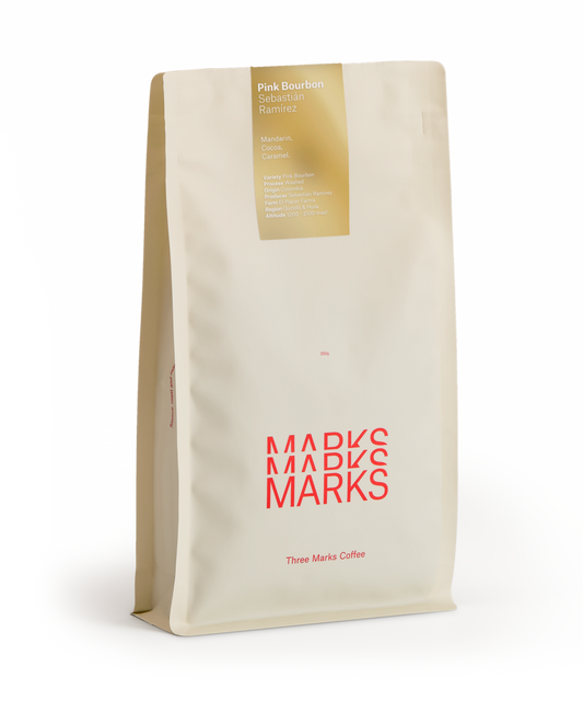 THREE MARKS - Sebastian Ramirez {Filter} | Colombia - Washed - Pink Bourbon