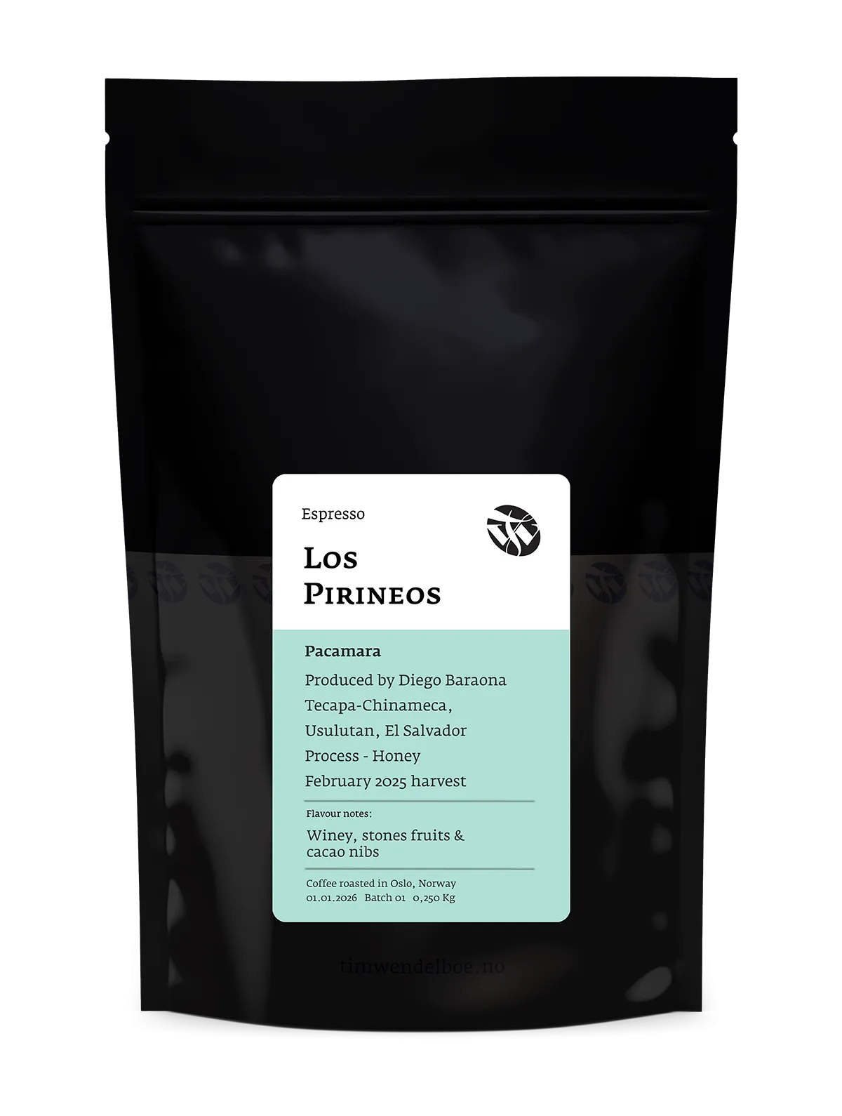 TIM WENDELBOE - Los Pirineos Pacamara {Espresso} | El Salvador - Honey - Pacamara