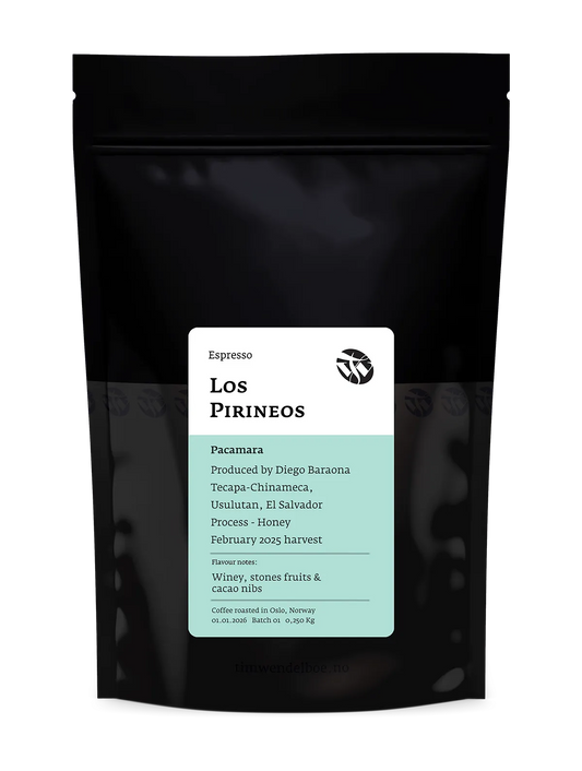 TIM WENDELBOE - Los Pirineos Pacamara {Espresso} | El Salvador - Honey - Pacamara