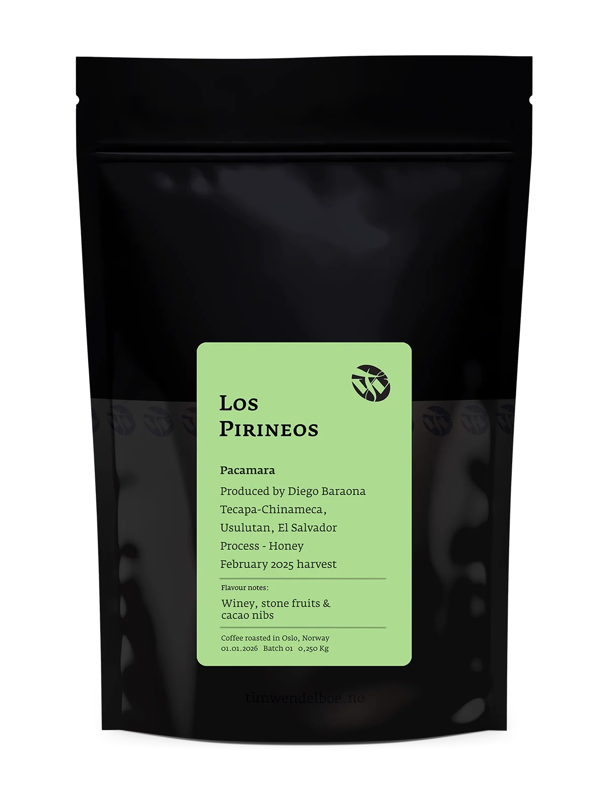 TIM WENDELBOE - Los Pirineos Pacamara | El Salvador - Honey - Pacamara