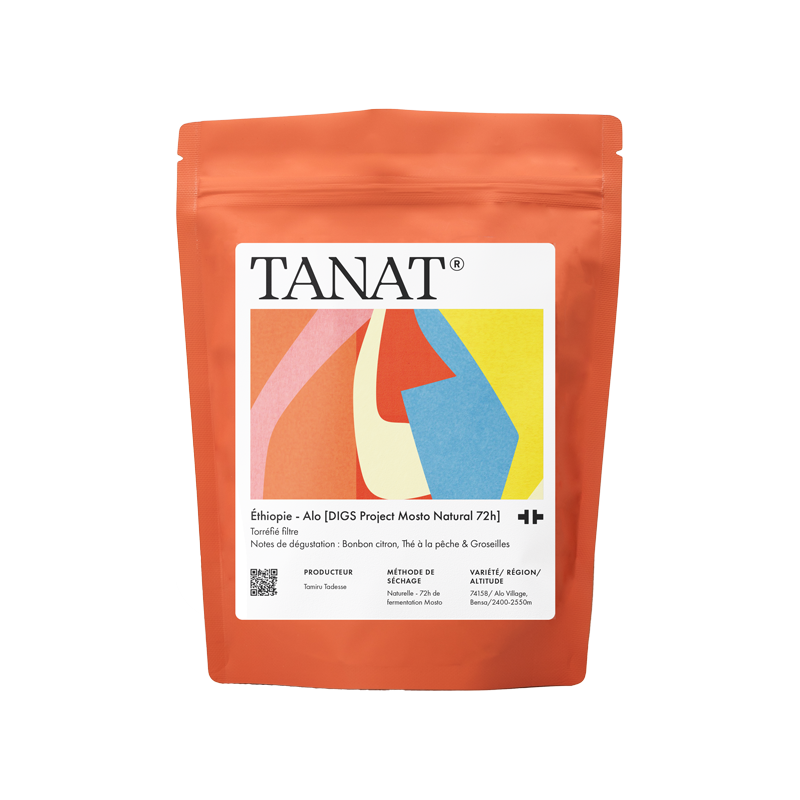 TANAT - Alo [DIGS Project Mosto Natural 72h] {Filter} | Ethiopia - Natural – 72h Fermentation Mosto - 74158